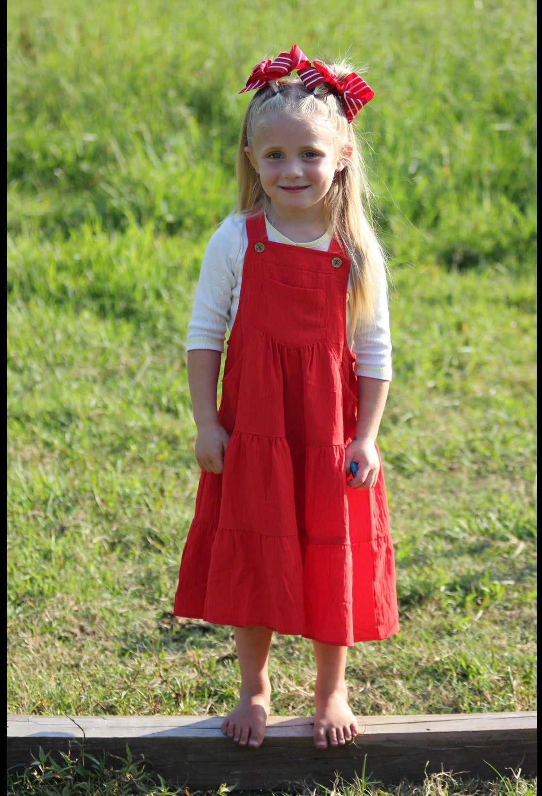 🇺🇸Little liberty overall dress🇺🇸