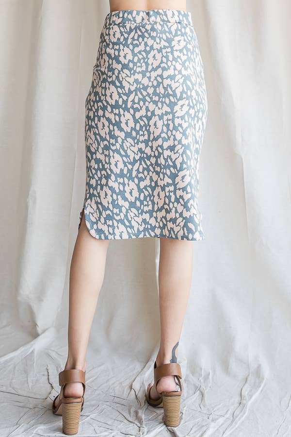 Soft every day midi skirt