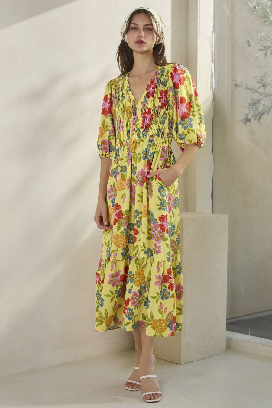 The Sunny Belle Midi Dress